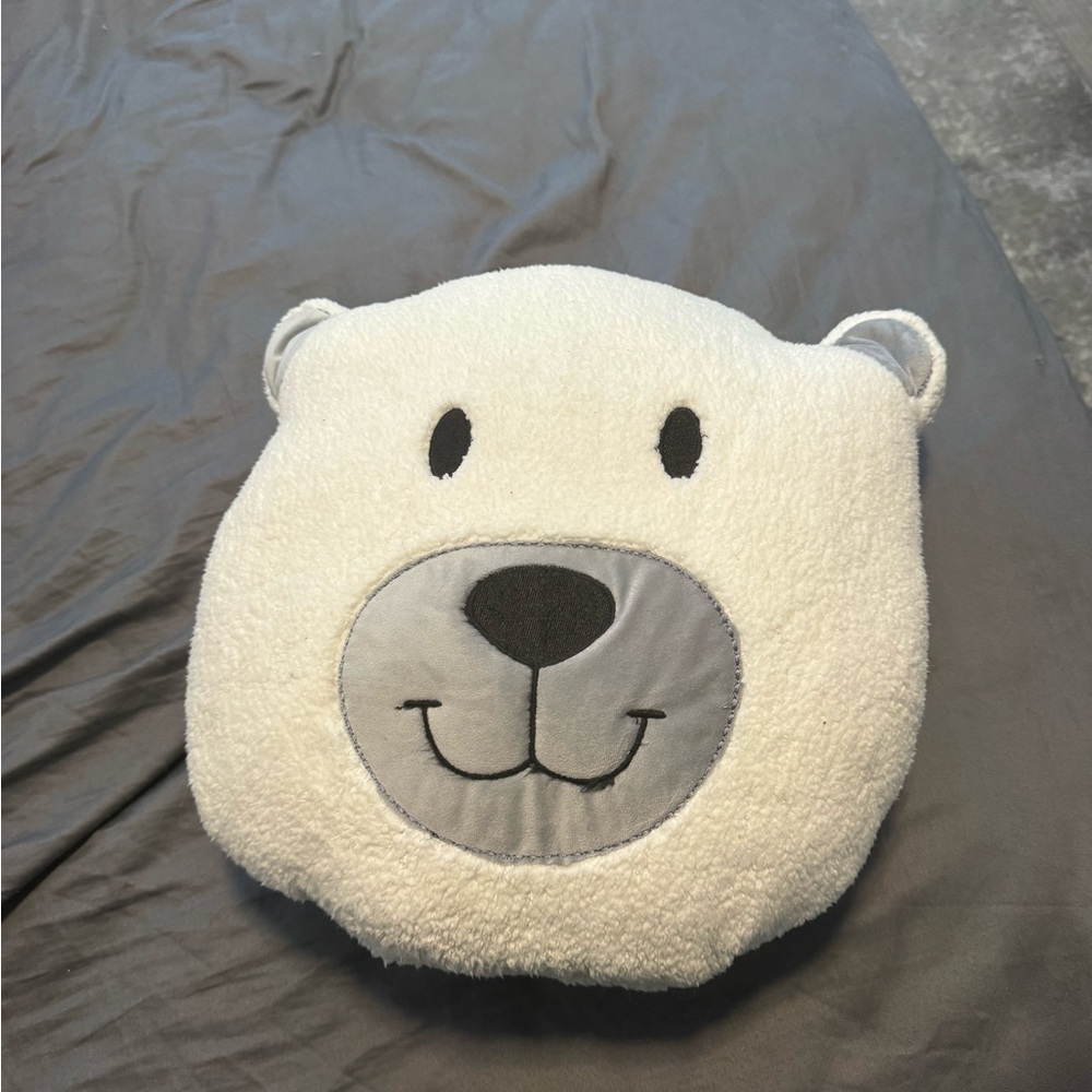 polar bear throw/accent pillow